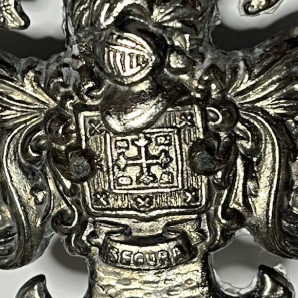 Cava Segura Viudas Brut Reserva Heredad Metal Pewter Bottle Emblem 2" - Picture 3 of 11